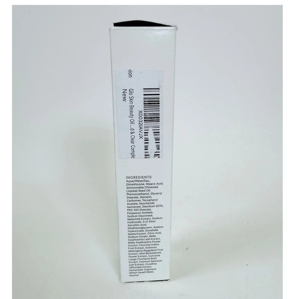 Glo Skin Beauty Moisturizer Oil-Free Clarify Balance Hyaluronic Algae 1.7oz New